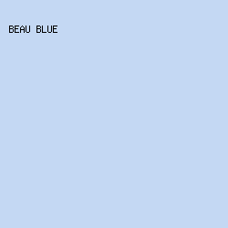 C4D8F3 - Beau Blue color image preview