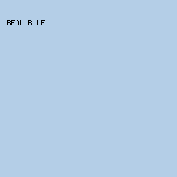 b4cee7 - Beau Blue color image preview