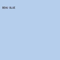 b6cdeb - Beau Blue color image preview