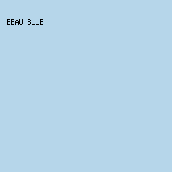 b6d6ea - Beau Blue color image preview