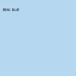 b6d7f0 - Beau Blue color image preview