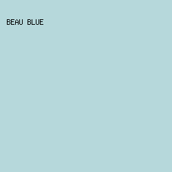b6d8db - Beau Blue color image preview