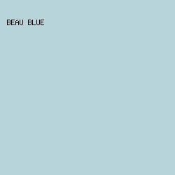b7d4db - Beau Blue color image preview