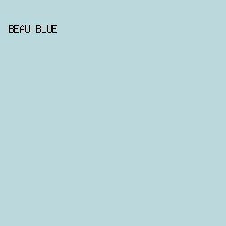 bbd8dc - Beau Blue color image preview
