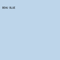 bdd5ea - Beau Blue color image preview