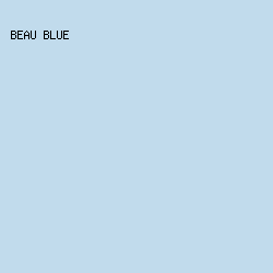 c1dbec - Beau Blue color image preview
