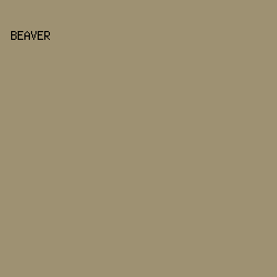 9E9172 - Beaver color image preview