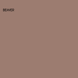 9c7c70 - Beaver color image preview