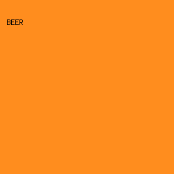 FF8D1E - Beer color image preview