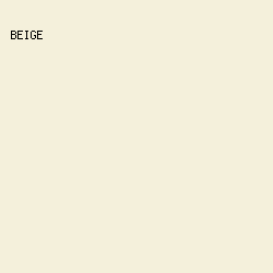 F4F0DB - Beige color image preview