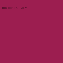 9C1E50 - Big Dip O’ruby color image preview