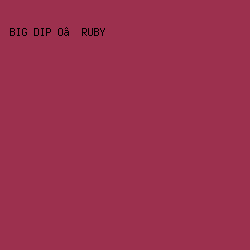 9C304E - Big Dip O’ruby color image preview
