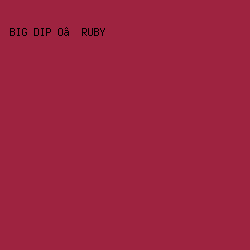 9E2340 - Big Dip O’ruby color image preview