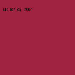 9f2241 - Big Dip O’ruby color image preview