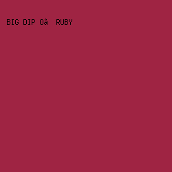 9f2443 - Big Dip O’ruby color image preview