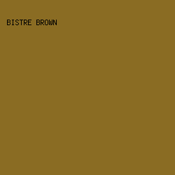 8A6C23 - Bistre Brown color image preview
