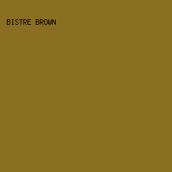 8A6E21 - Bistre Brown color image preview
