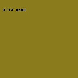 8a7b1d - Bistre Brown color image preview