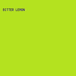 B5E21F - Bitter Lemon color image preview