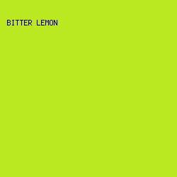 BAE921 - Bitter Lemon color image preview