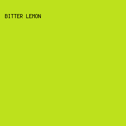 BDE11C - Bitter Lemon color image preview