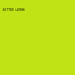 BFE315 - Bitter Lemon color image preview
