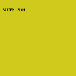 D0CA1C - Bitter Lemon color image preview