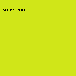 D0E618 - Bitter Lemon color image preview