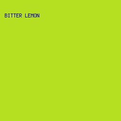 b5e021 - Bitter Lemon color image preview
