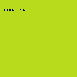 b8db1b - Bitter Lemon color image preview