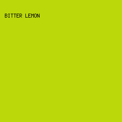 bad80a - Bitter Lemon color image preview