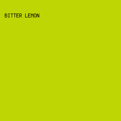 bed603 - Bitter Lemon color image preview