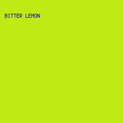 c0ea16 - Bitter Lemon color image preview