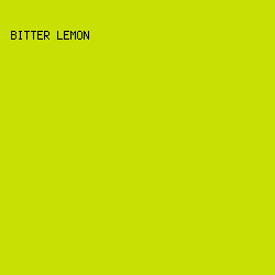 c9e004 - Bitter Lemon color image preview