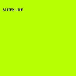 B7FF03 - Bitter Lime color image preview