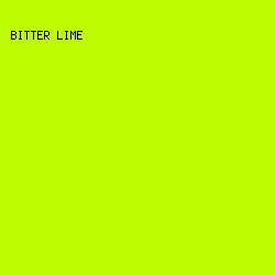 BDFD00 - Bitter Lime color image preview