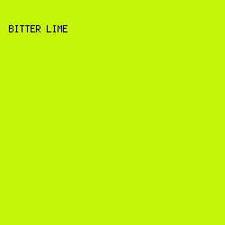 C2F506 - Bitter Lime color image preview