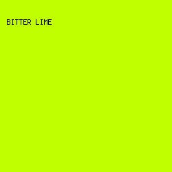c0ff00 - Bitter Lime color image preview