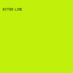 c1f00a - Bitter Lime color image preview