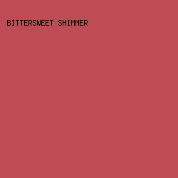 bf4c54 - Bittersweet Shimmer color image preview