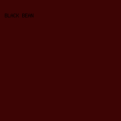3D0404 - Black Bean color image preview