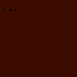 3D0C01 - Black Bean color image preview