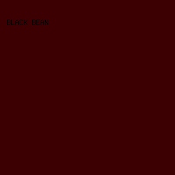 3d0002 - Black Bean color image preview