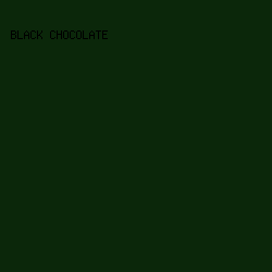 0B270A - Black Chocolate color image preview