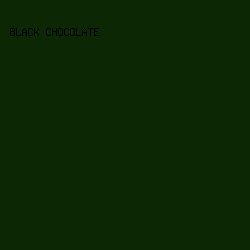 0b2704 - Black Chocolate color image preview