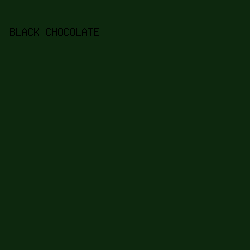 0d280e - Black Chocolate color image preview