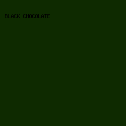 0e2a00 - Black Chocolate color image preview