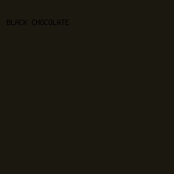 1B1810 - Black Chocolate color image preview