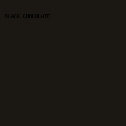 1b1814 - Black Chocolate color image preview