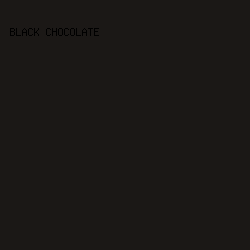 1b1816 - Black Chocolate color image preview